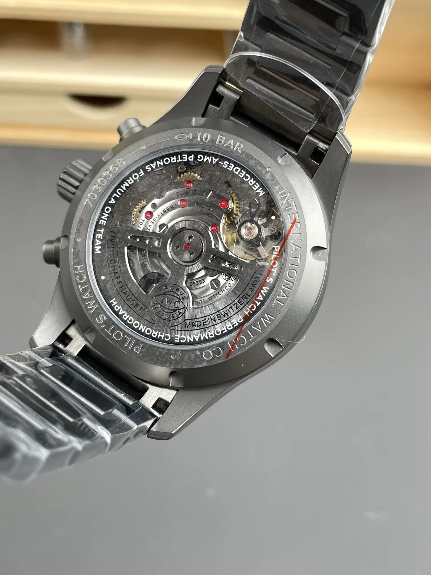 IWC Pilot Titanium 41mm — photographed off the sweep