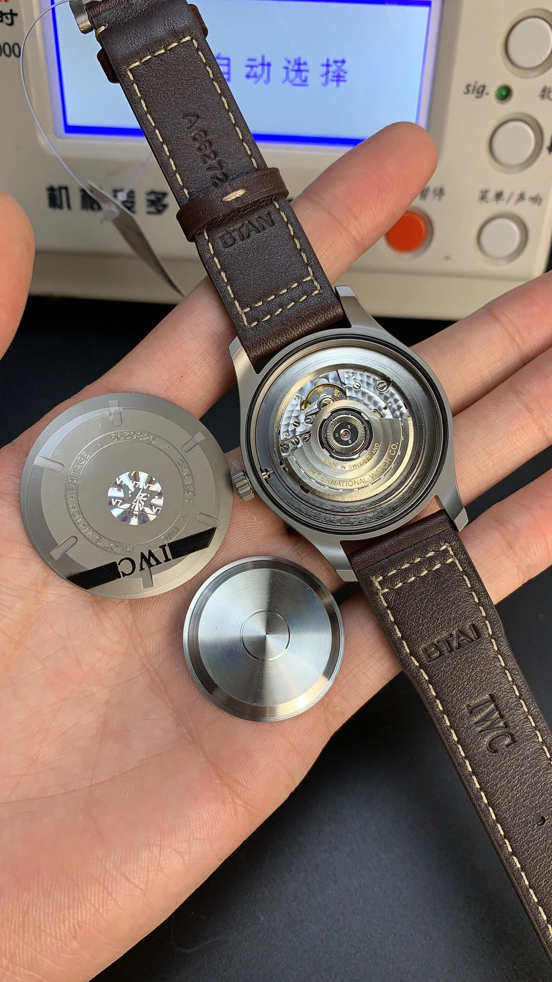 IWC Pilot Titanium — photographed off the sweep