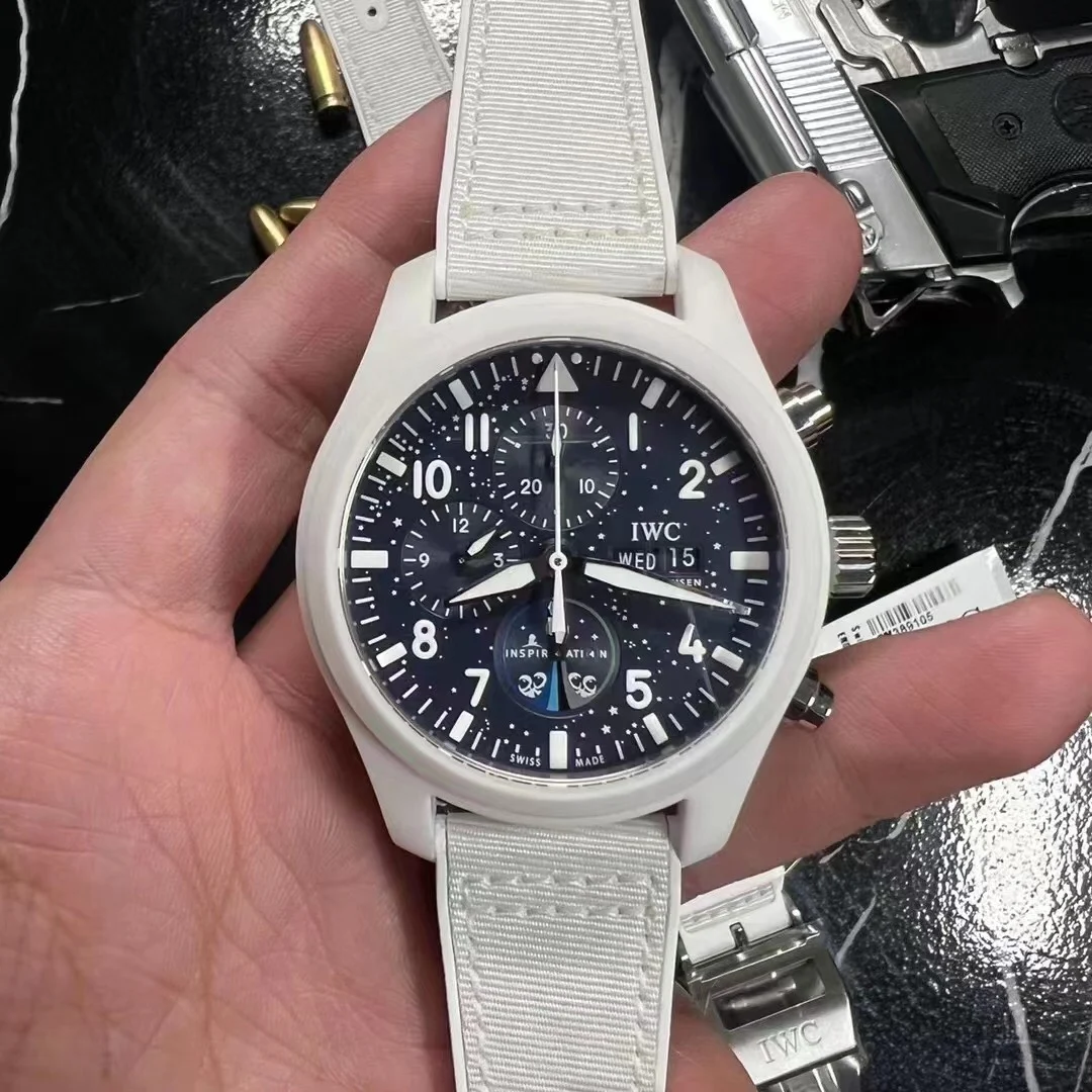 IWC Pilot Titanium Green Dial 44.5mm