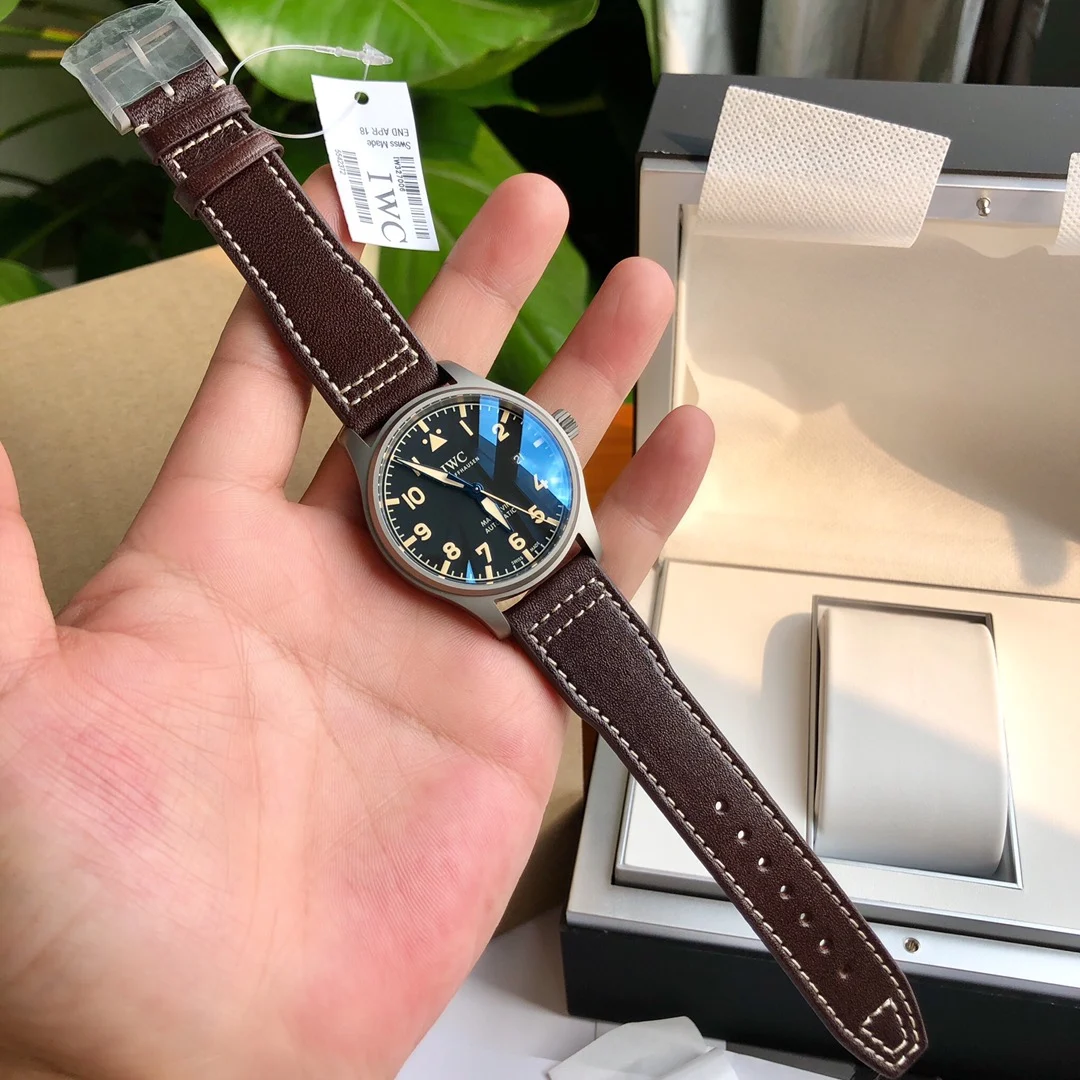 IWC Pilot Titanium IW327006 40mm — photographed off the sweep
