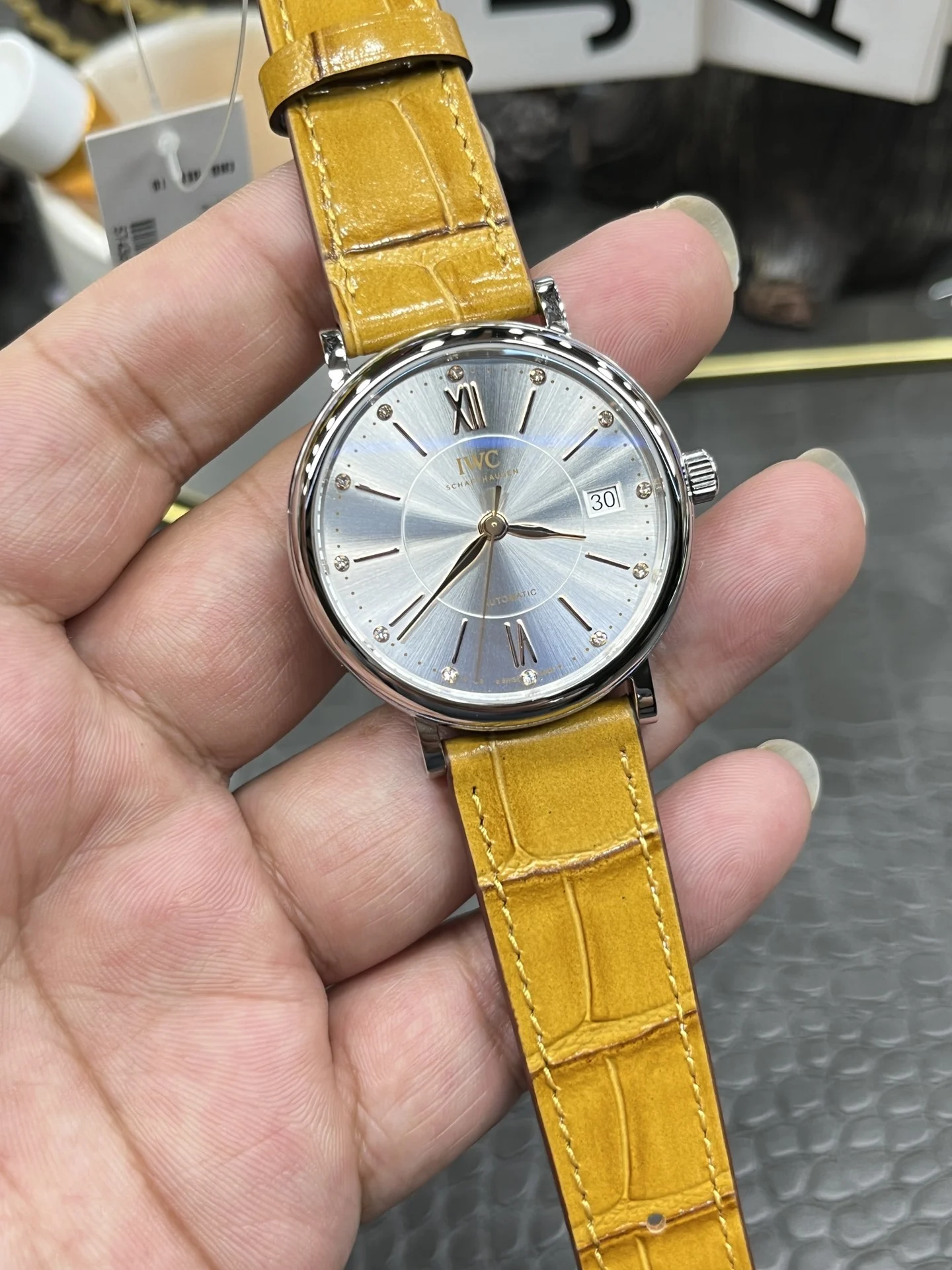 IWC Portofino 34mm — photographed off the sweep