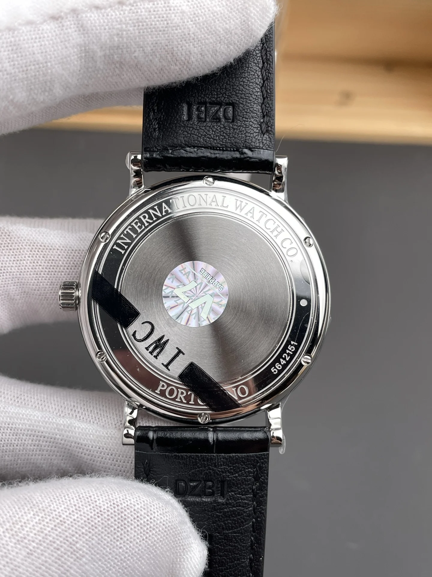 IWC Portofino Blue Dial 40mm — photographed off the sweep