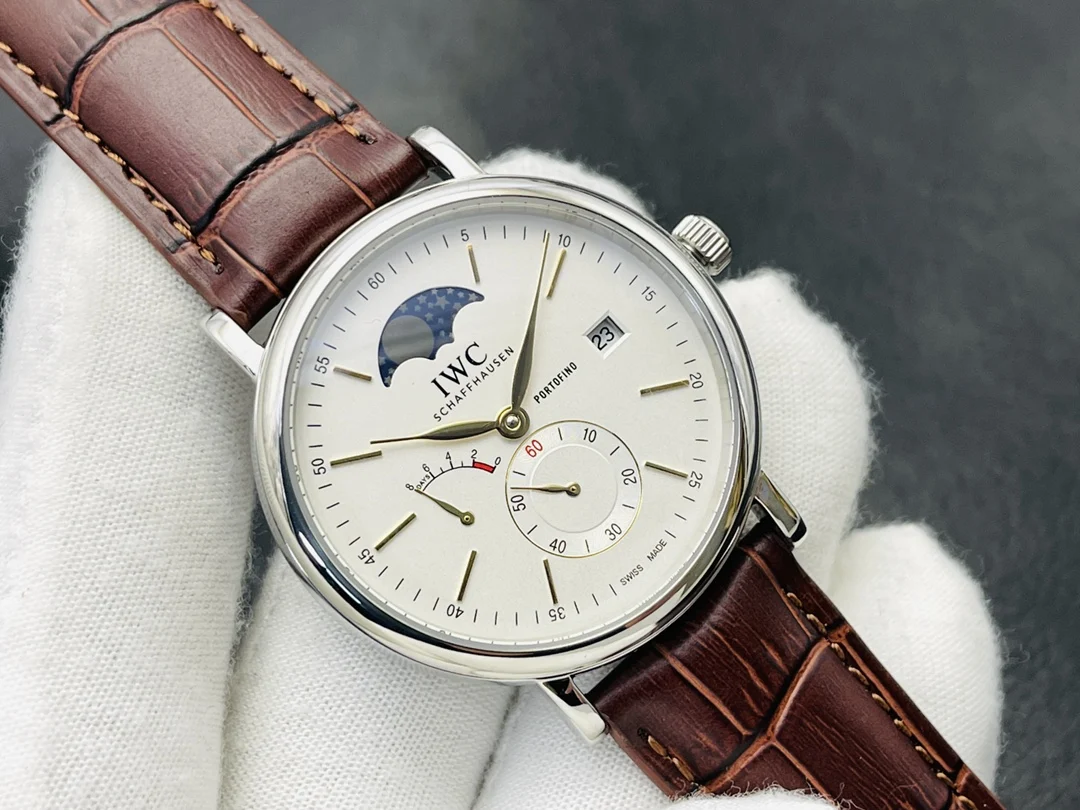 IWC Portofino Diamond-Set 34mm — photographed off the sweep