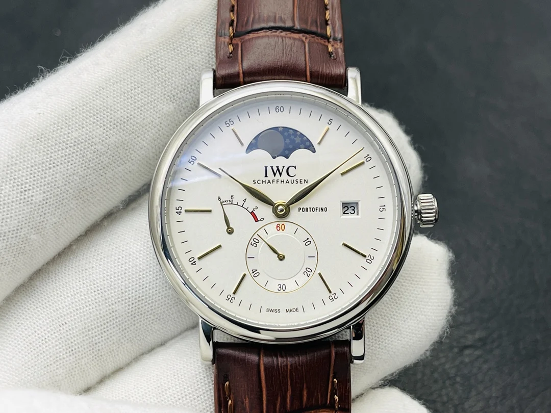 IWC Portofino Diamond-Set 34mm — photographed off the sweep