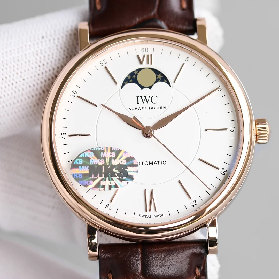 IWC Portofino Moon Phase — photographed off the sweep