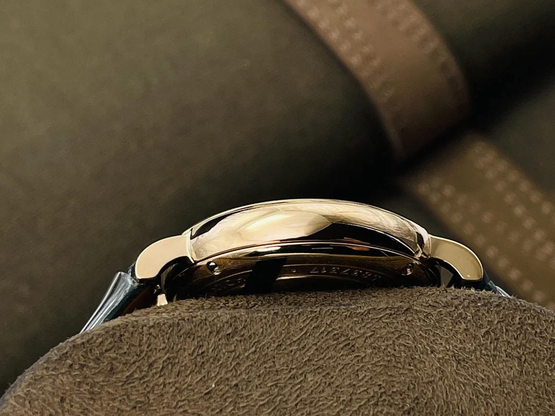 IWC Portofino Steel 34mm — photographed off the sweep