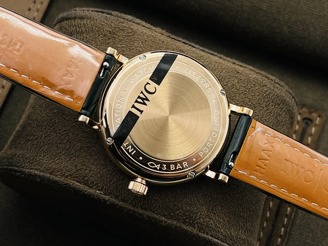 IWC Portofino Steel 34mm — photographed off the sweep