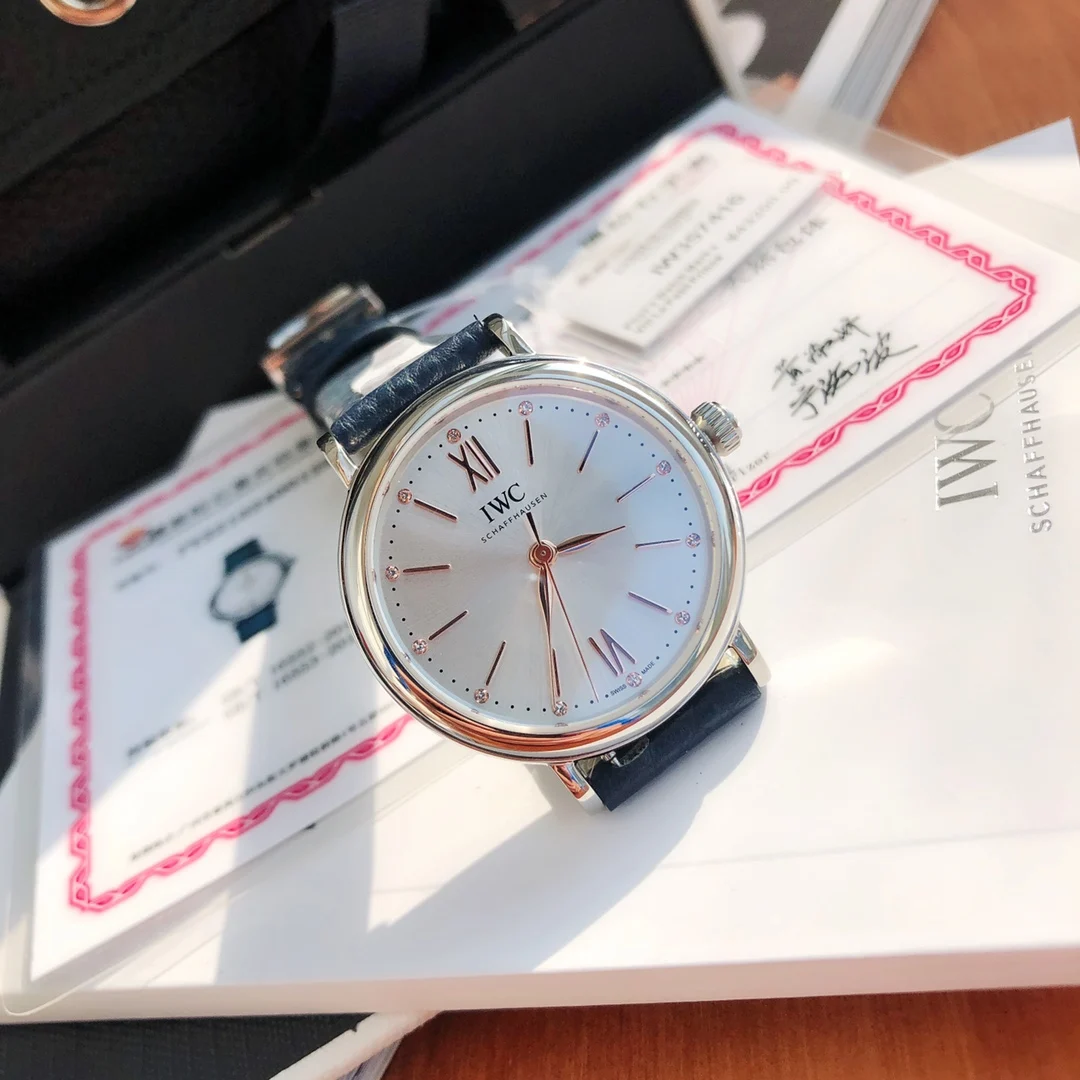 IWC Portofino Steel 34mm — photographed off the sweep