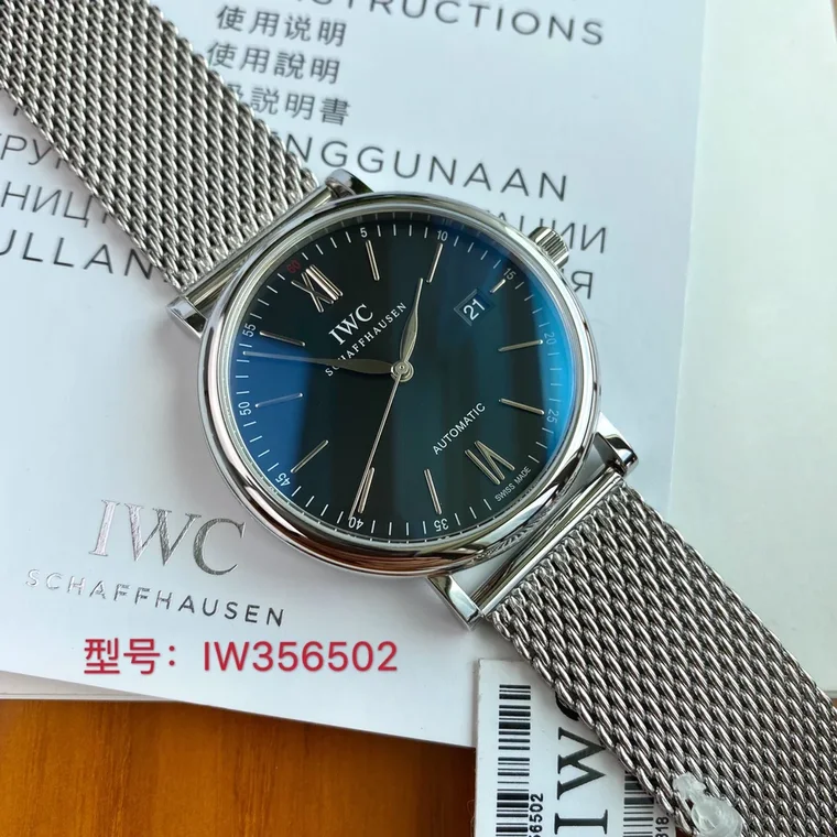 IWC Portofino Steel Black Dial 40mm