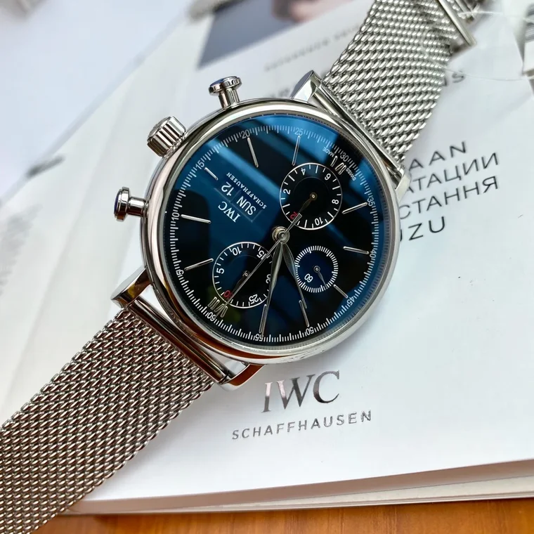 IWC Portofino Steel Black Dial 42mm