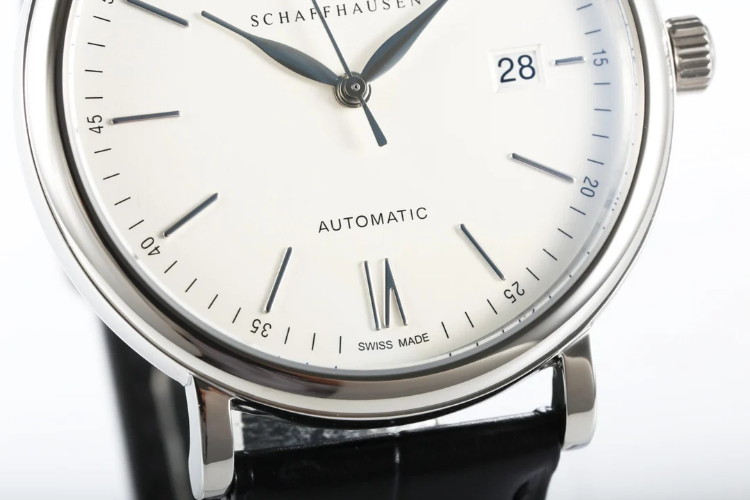 IWC Portofino White Gold White Dial — photographed off the sweep