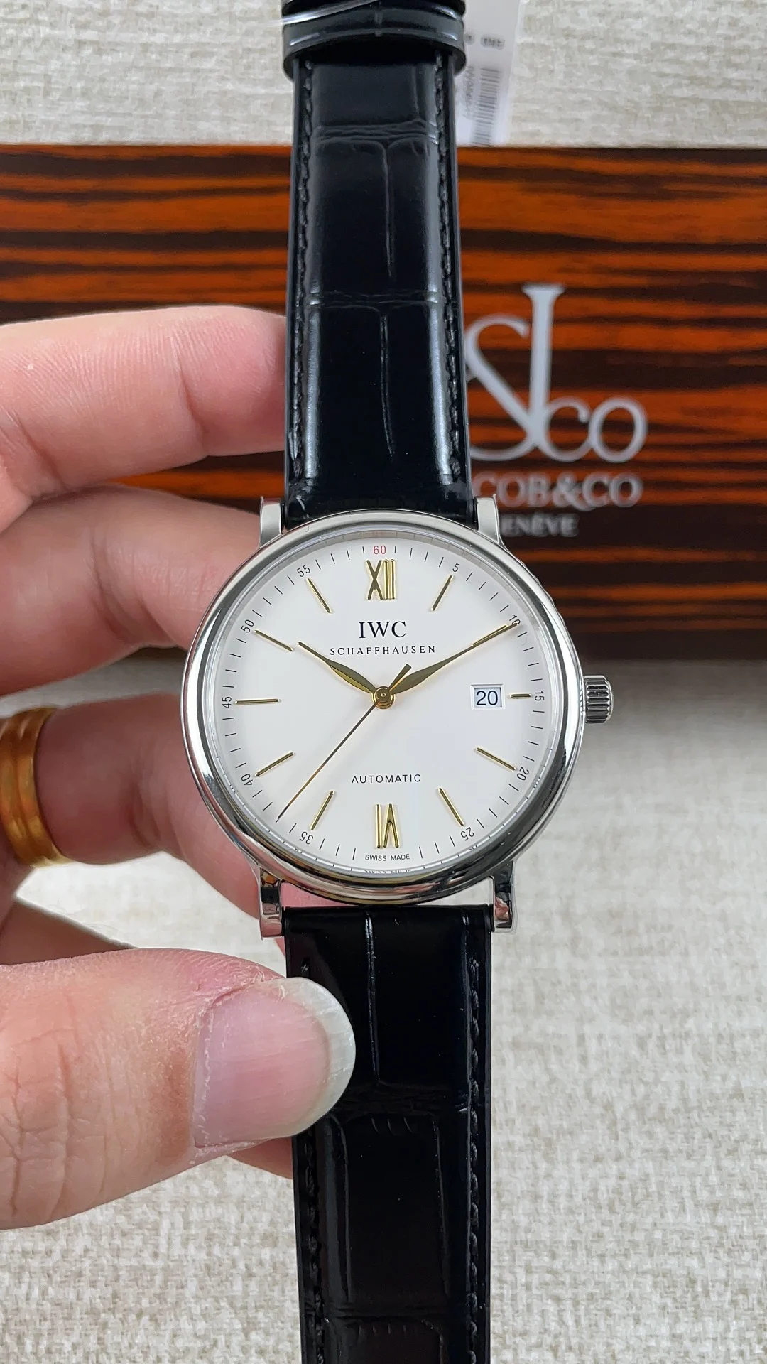 IWC Portofino — photographed off the sweep