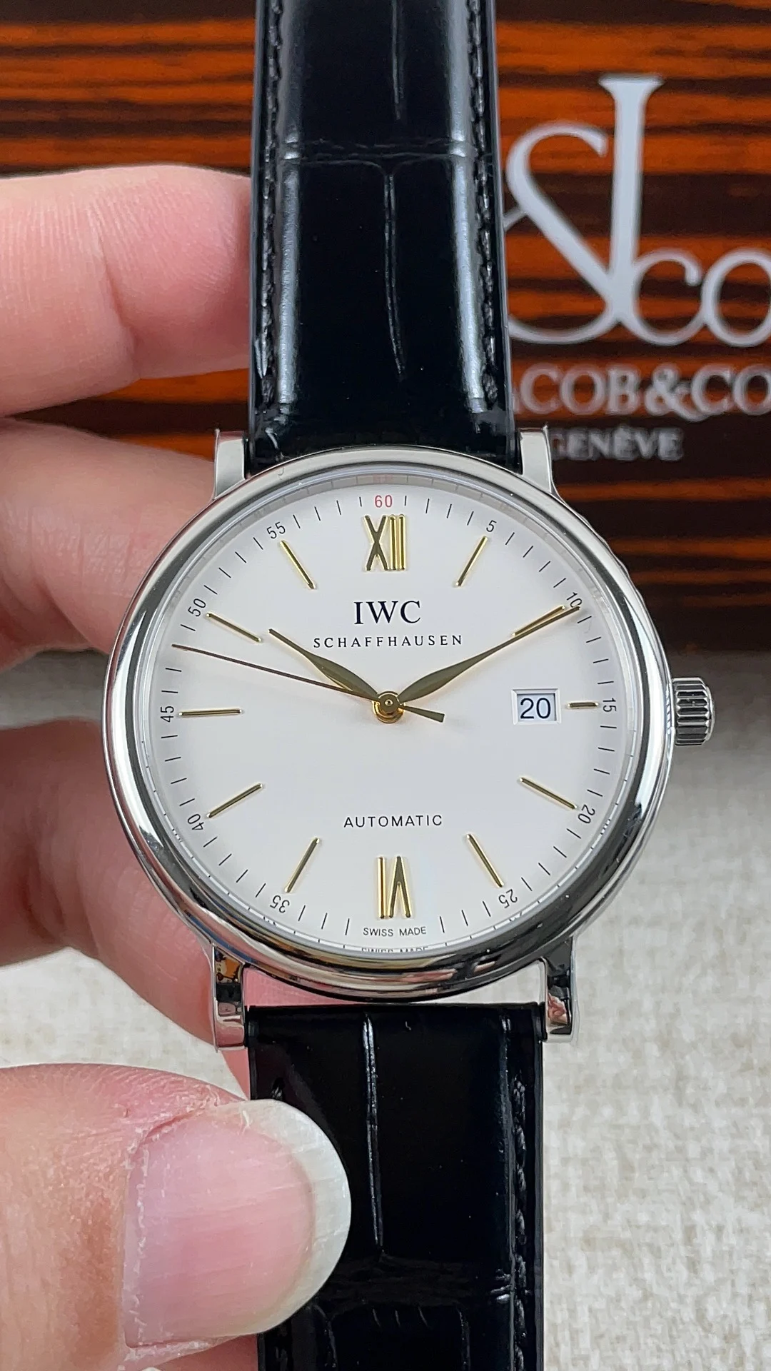 IWC Portofino — photographed off the sweep