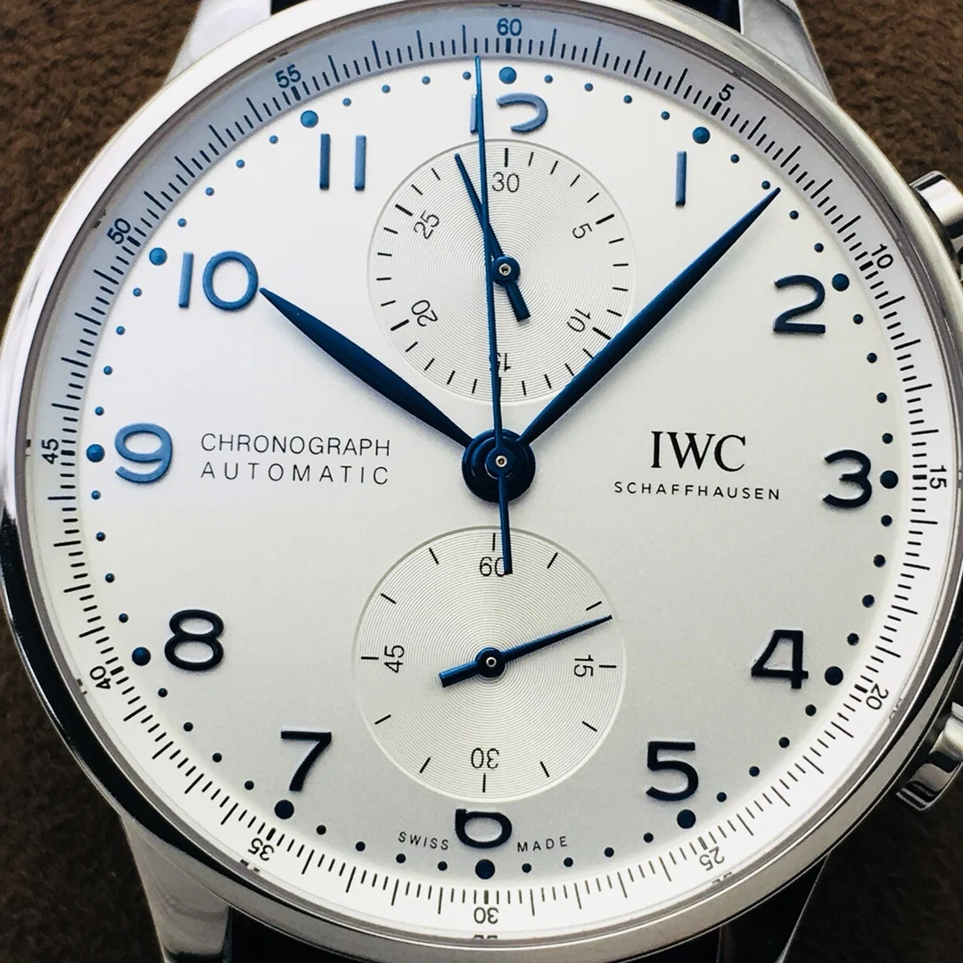 IWC Portugieser — photographed off the sweep