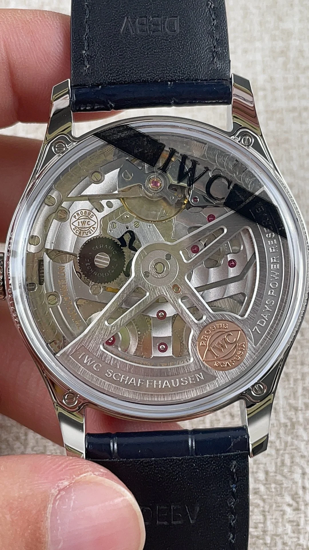 IWC Portugieser — photographed off the sweep