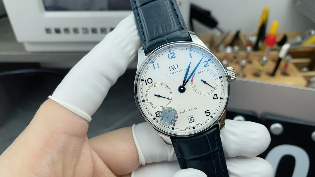 IWC Portugieser — photographed off the sweep