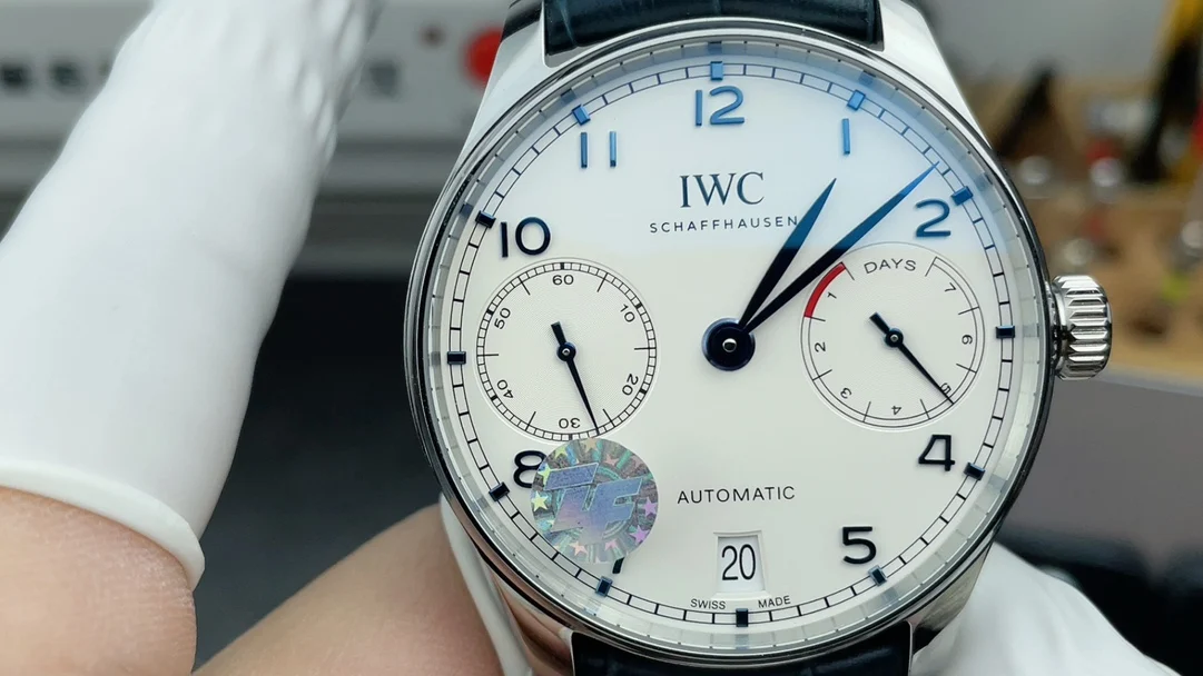 IWC Portugieser — photographed off the sweep