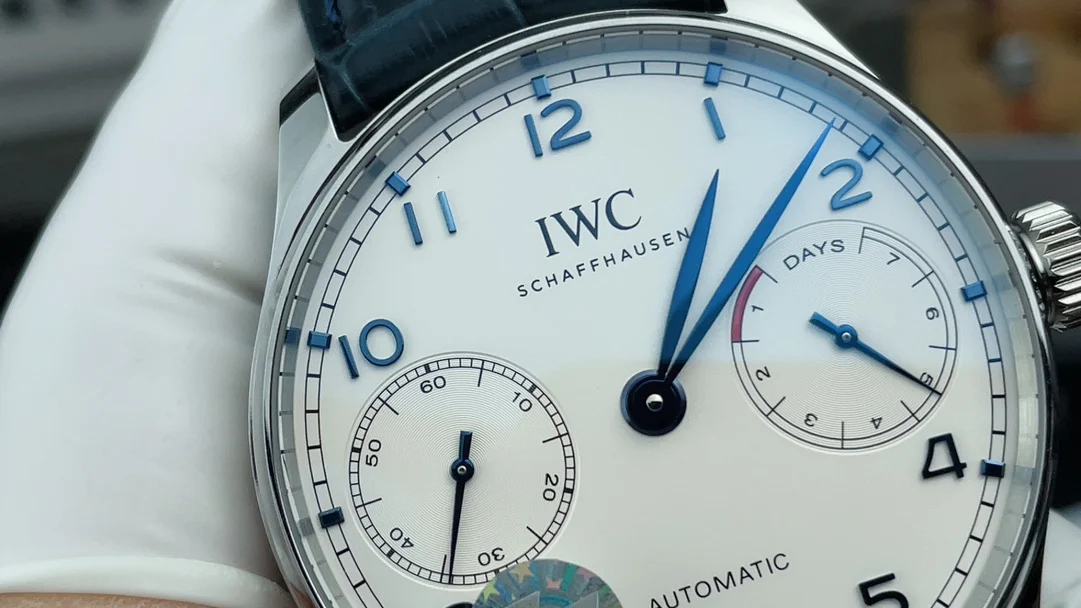 IWC Portugieser — photographed off the sweep