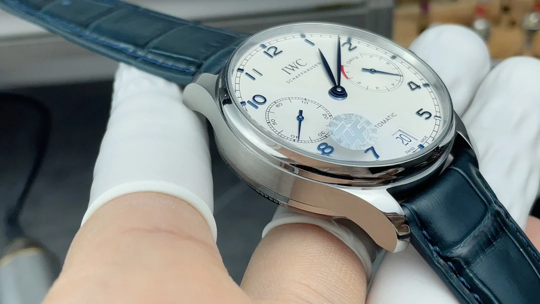 IWC Portugieser — photographed off the sweep
