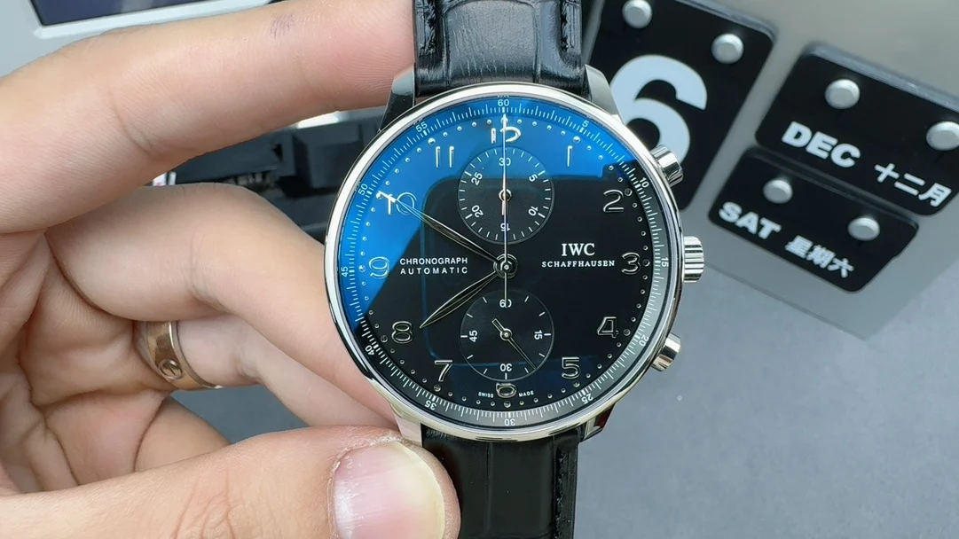 IWC Portugieser — photographed off the sweep