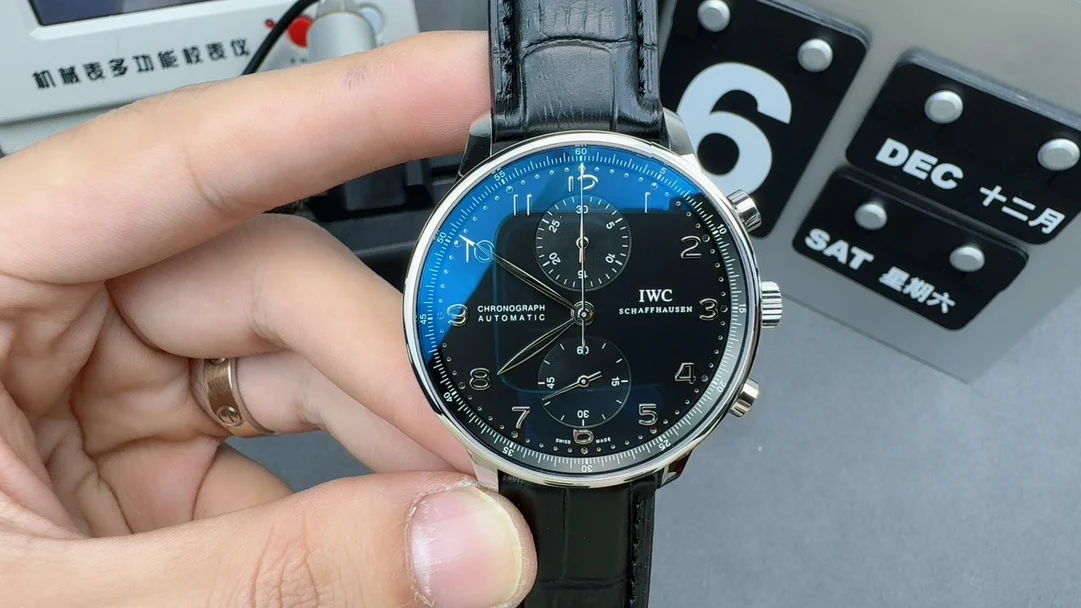 IWC Portugieser — photographed off the sweep