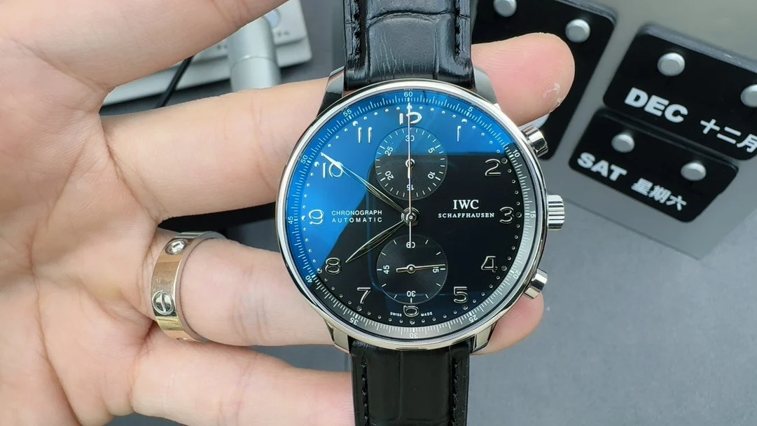 IWC Portugieser — photographed off the sweep