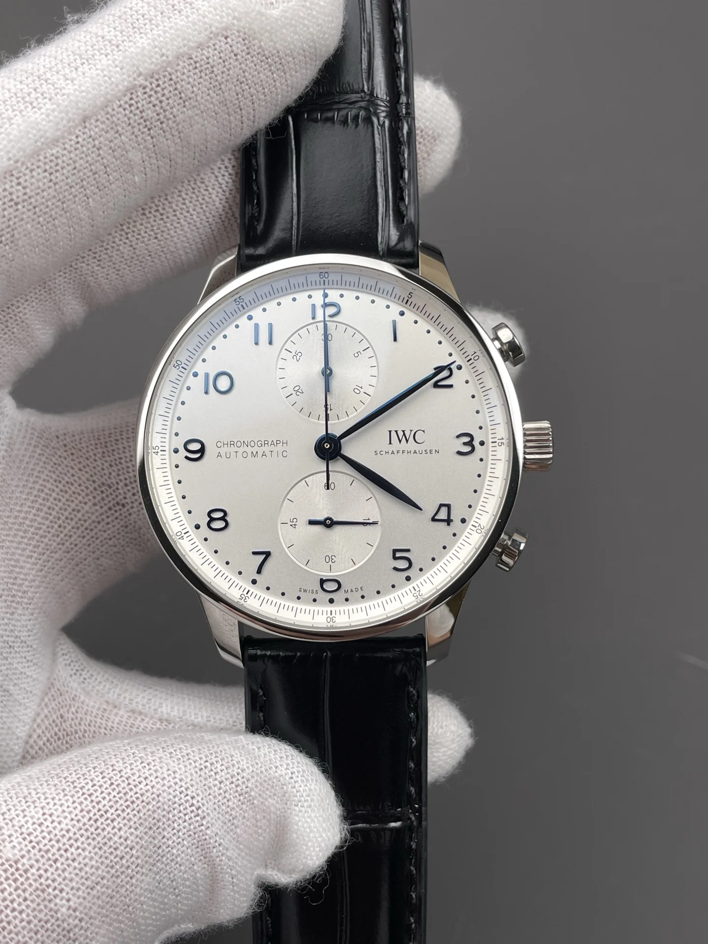 IWC Portugieser 40.9mm — photographed off the sweep