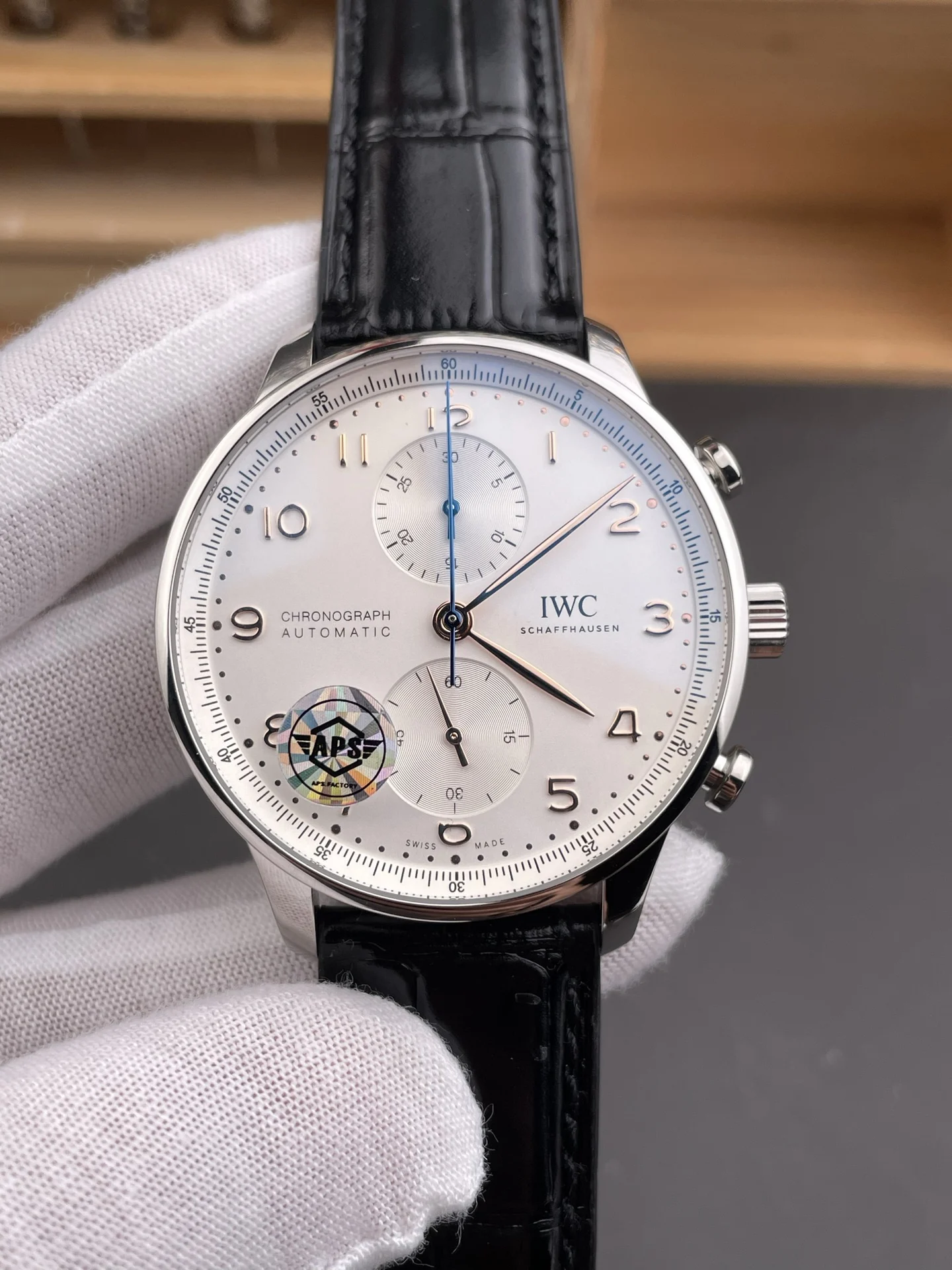 IWC Portugieser 41mm — photographed off the sweep