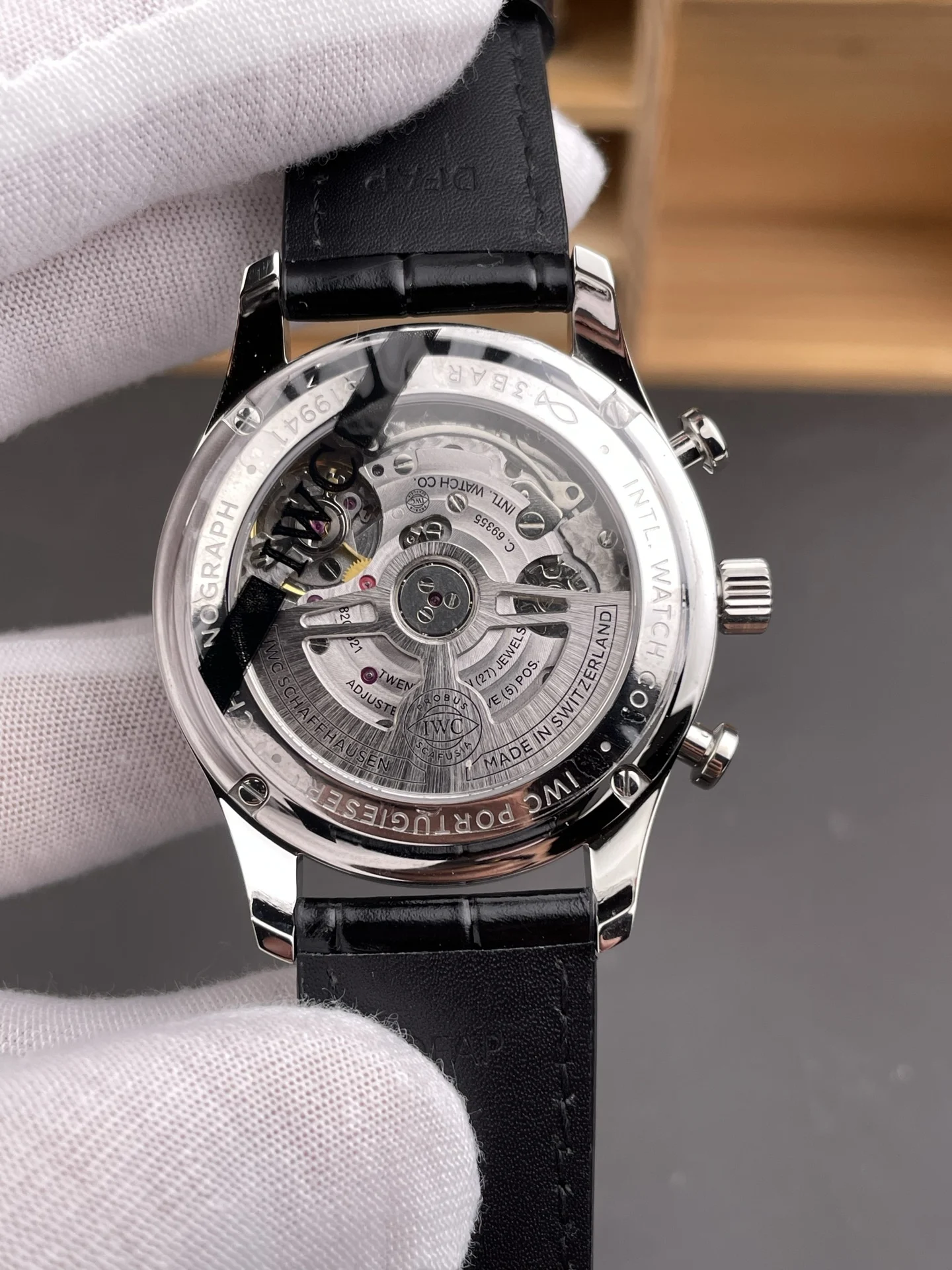 IWC Portugieser 41mm — photographed off the sweep