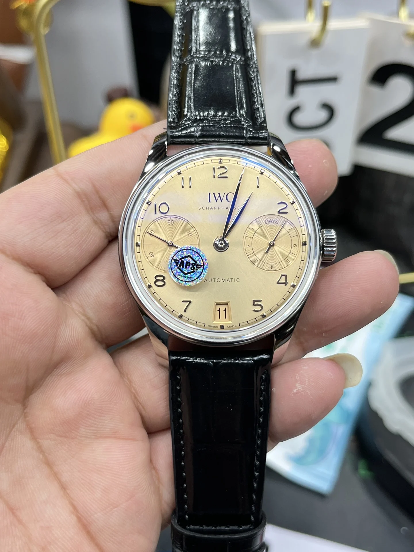 IWC Portugieser 42.2mm — photographed off the sweep