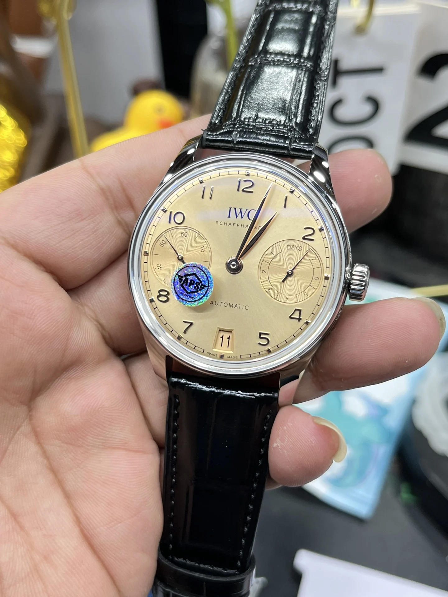 IWC Portugieser 42.2mm — photographed off the sweep