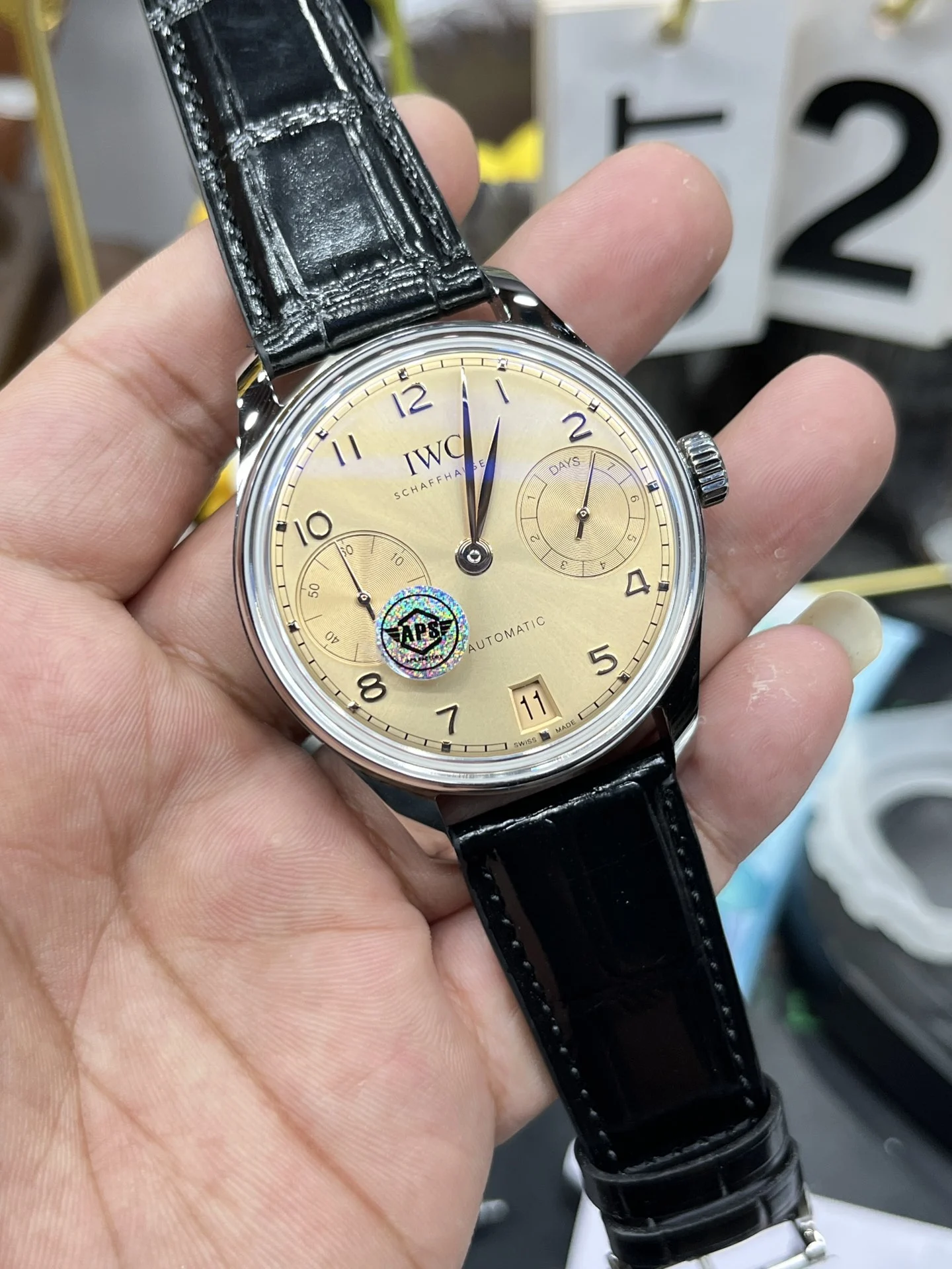 IWC Portugieser 42.2mm — photographed off the sweep