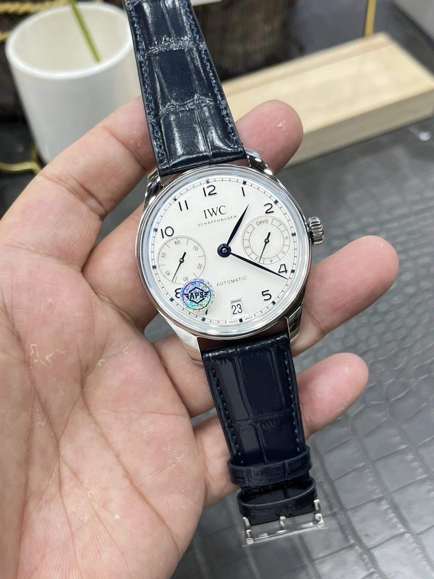 IWC Portugieser 42mm — photographed off the sweep