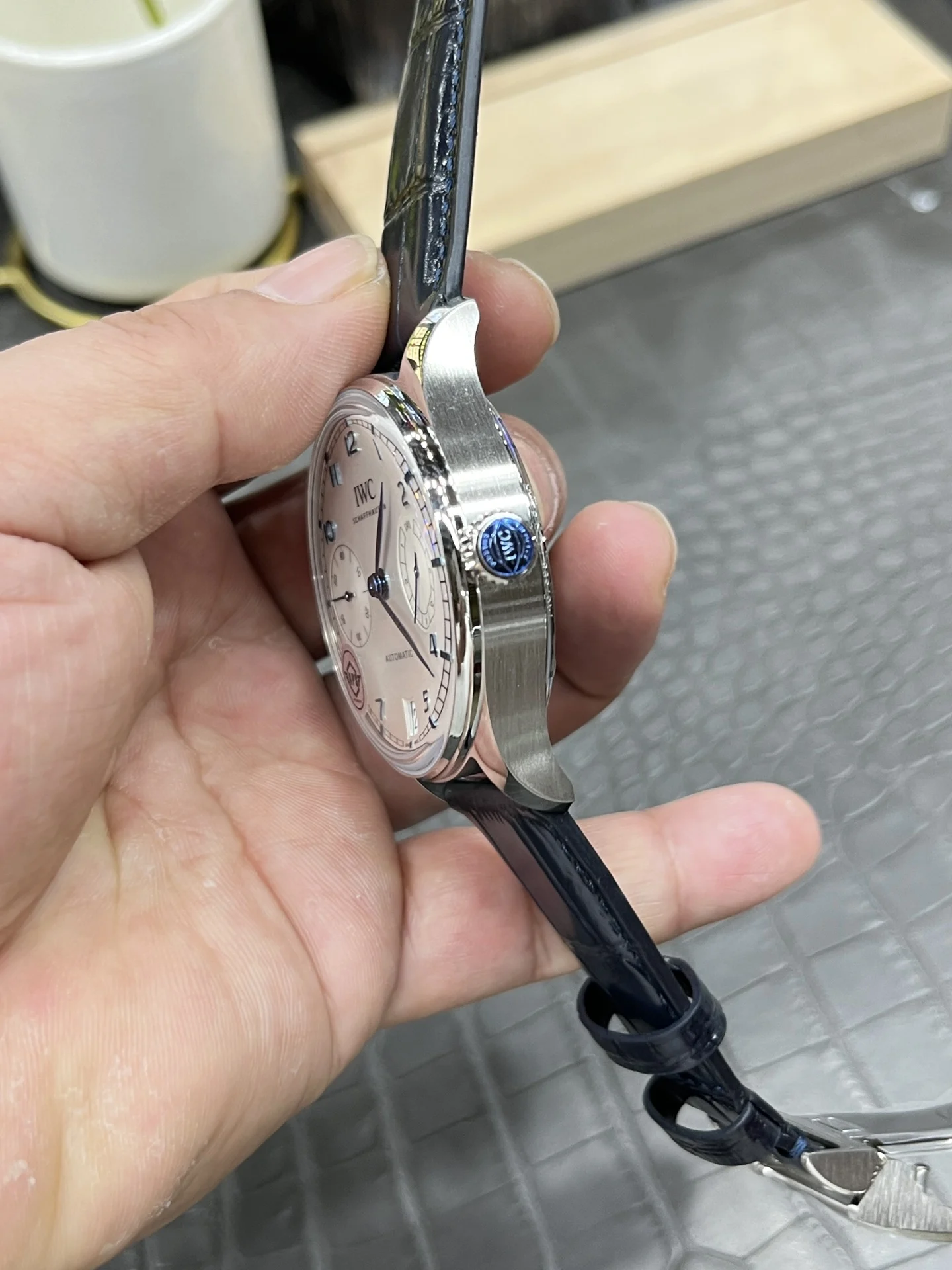 IWC Portugieser 42mm — photographed off the sweep