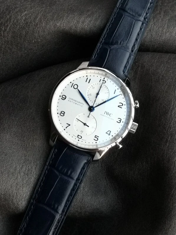 IWC Portugieser — photographed off the sweep
