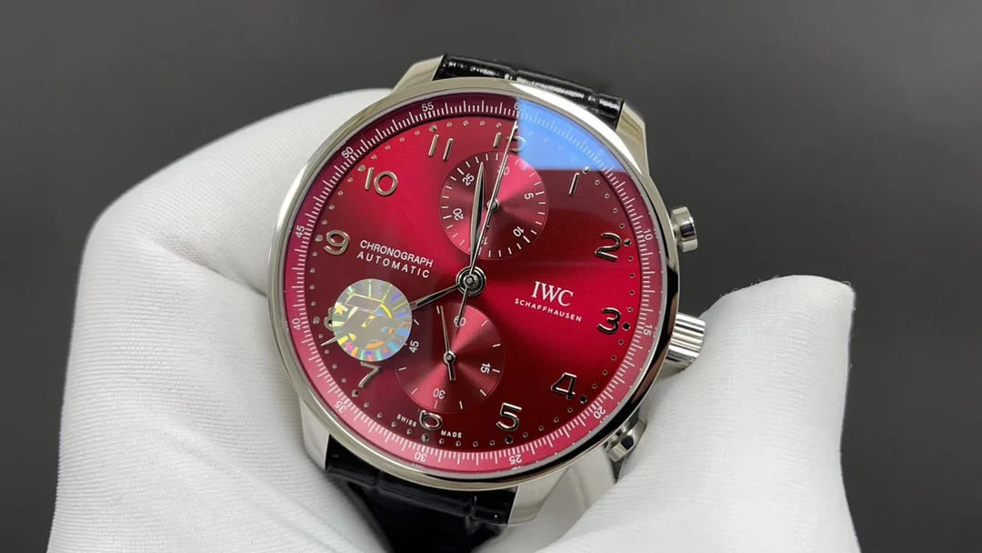 IWC Portugieser — photographed off the sweep