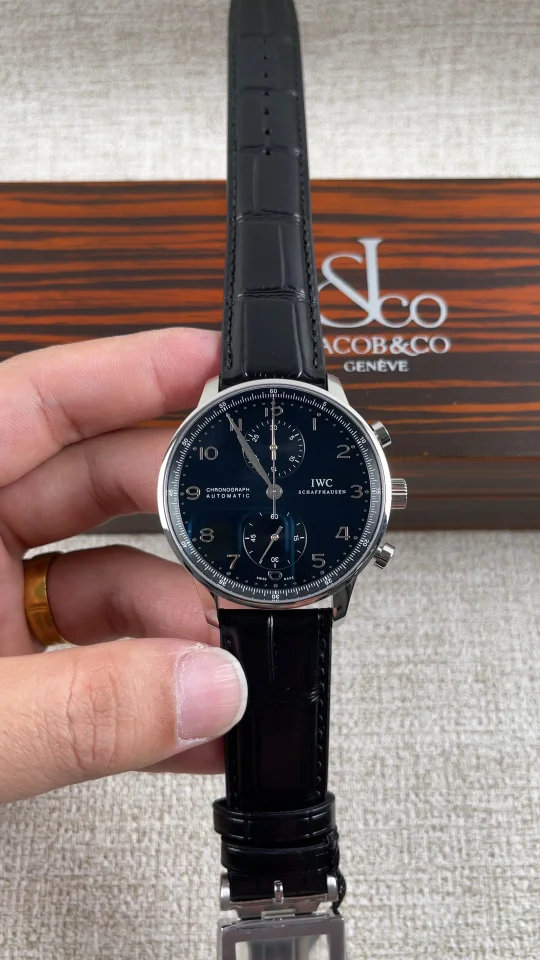 IWC Portugieser Black Dial