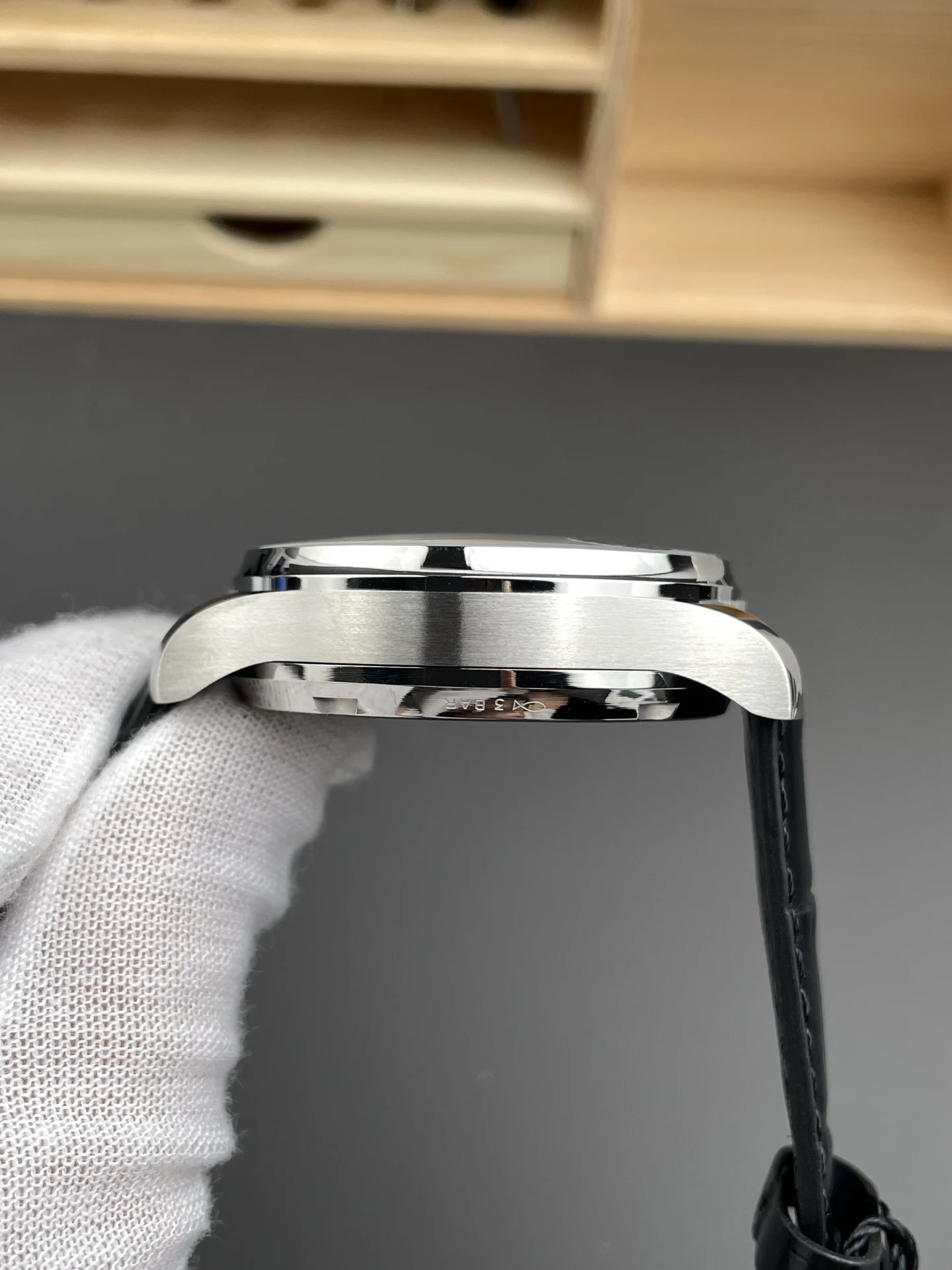IWC Portugieser Blue Dial 42mm — photographed off the sweep