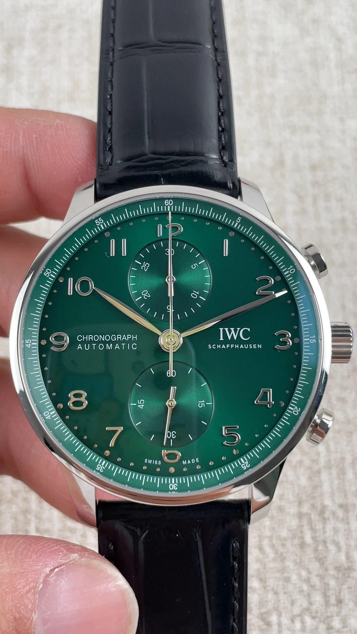 IWC Portugieser Green Dial