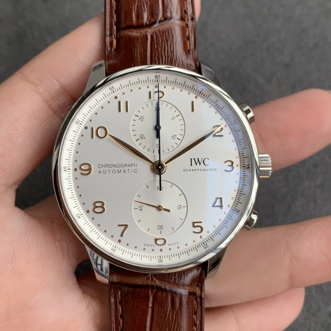 IWC Portugieser IW371605 — photographed off the sweep