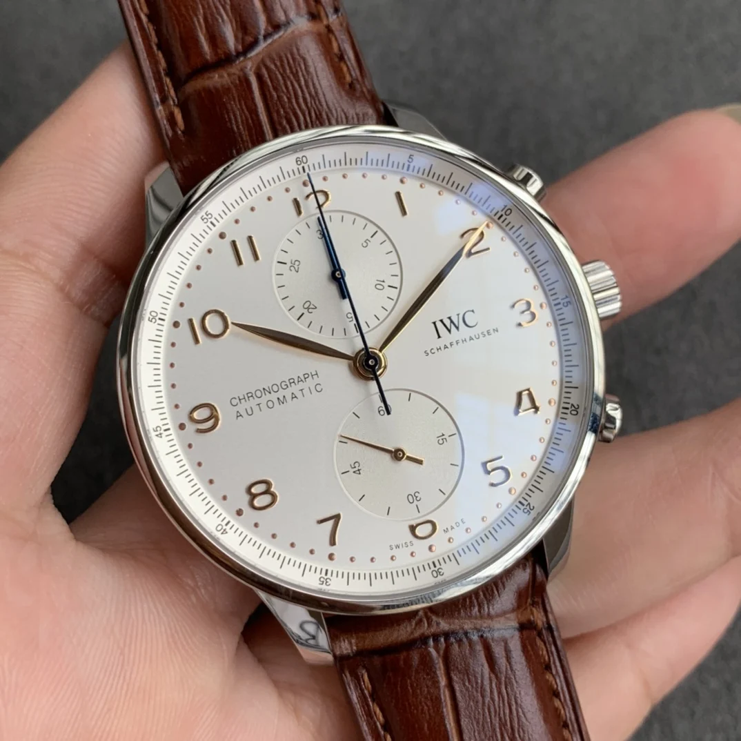 IWC Portugieser IW371605 — photographed off the sweep