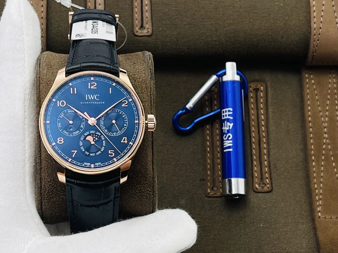 IWC Portugieser Moon Phase — photographed off the sweep