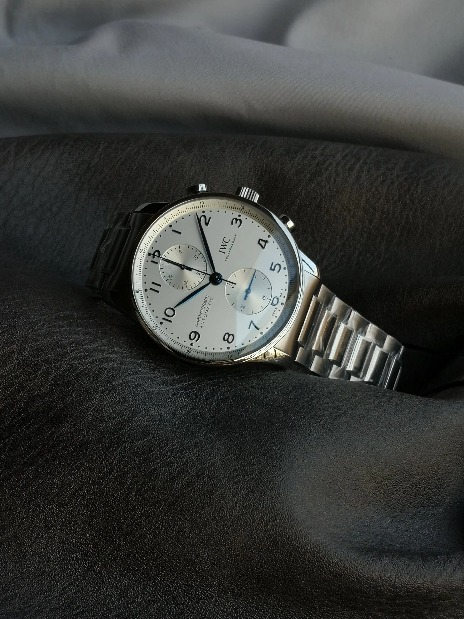 IWC Portugieser Panda IW371617 — photographed off the sweep