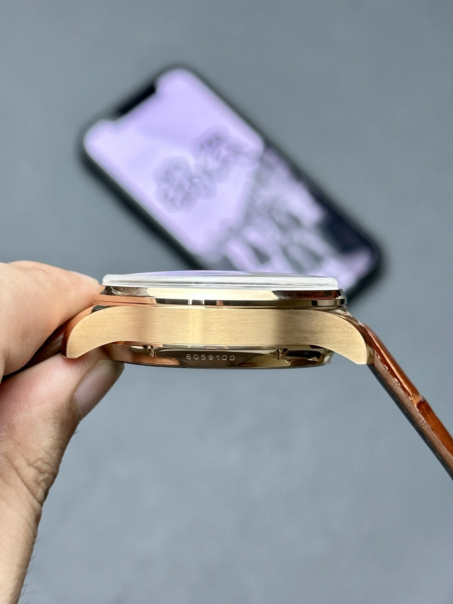 IWC Portugieser Perpetual Calendar — photographed off the sweep