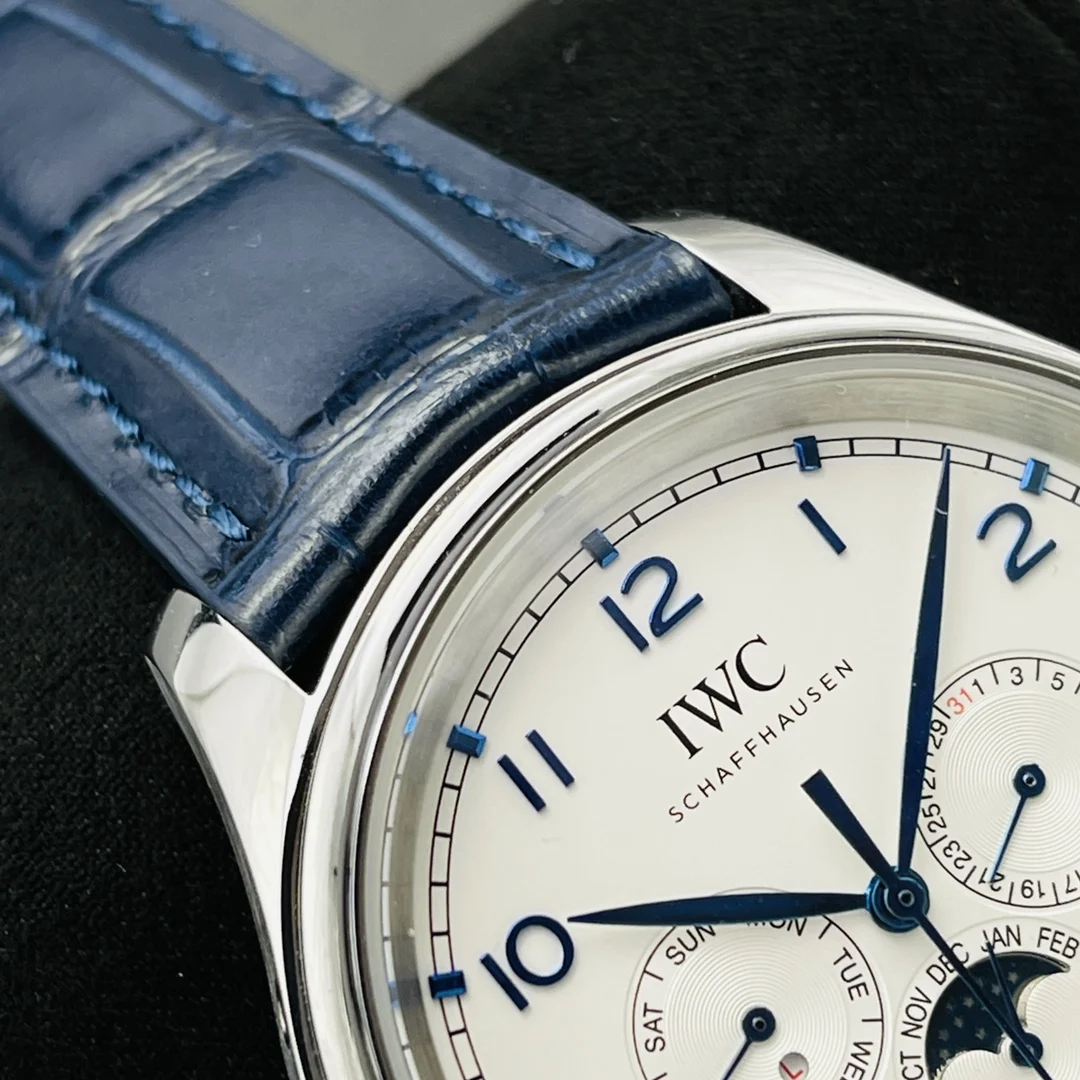 IWC Portugieser Perpetual Calendar 42.4mm — photographed off the sweep