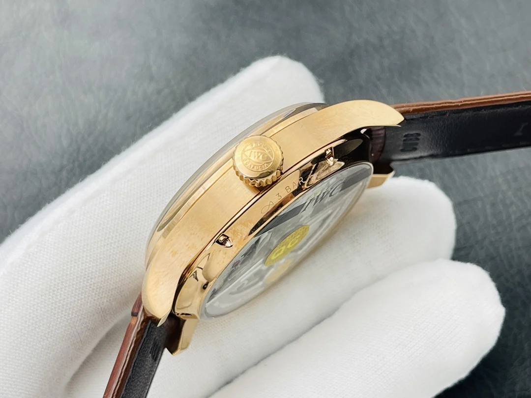 IWC Portugieser Perpetual Calendar 44mm — photographed off the sweep