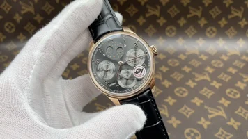 IWC Portugieser Perpetual Calendar Rose Gold Grey Dial