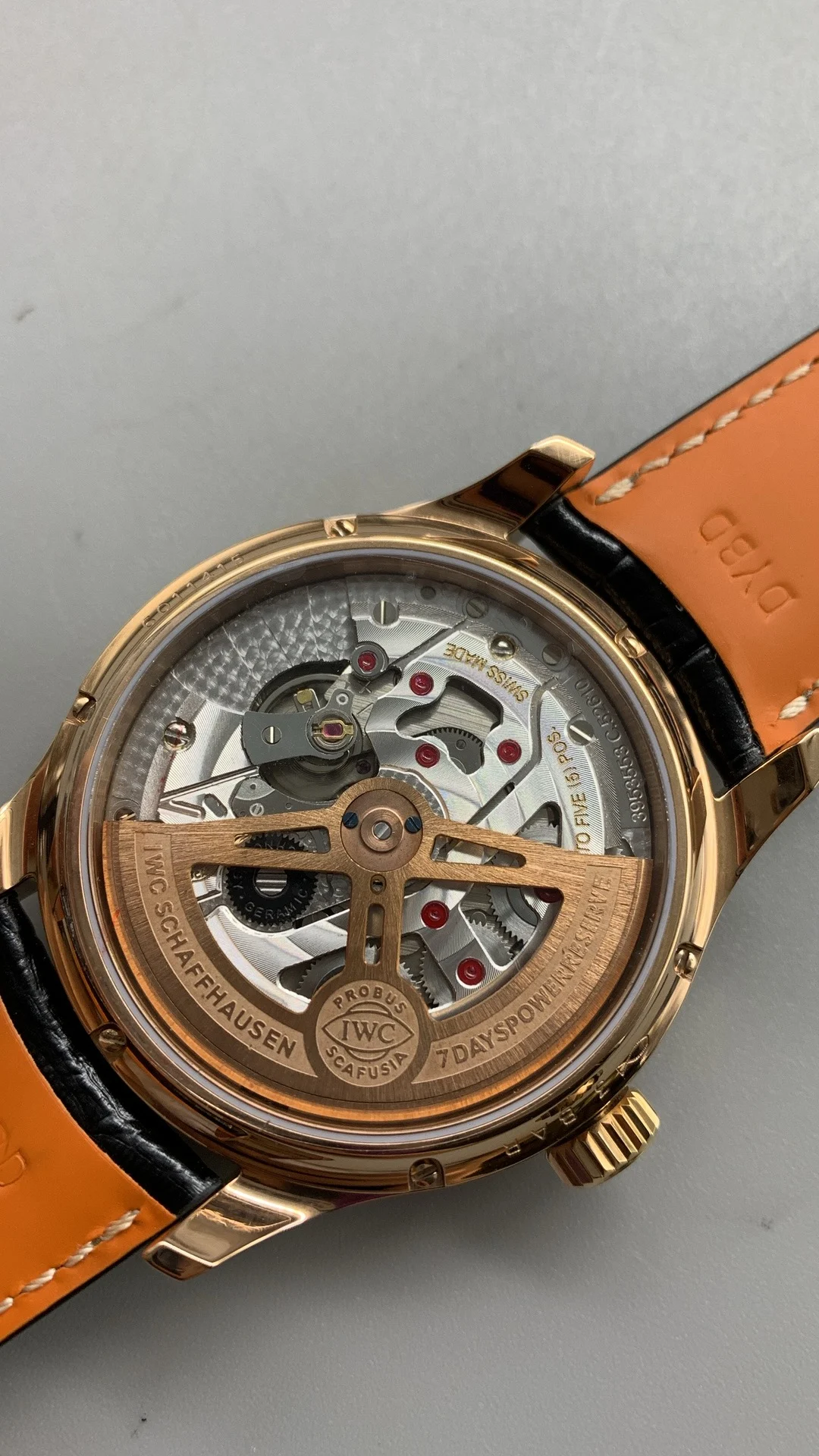 IWC Portugieser Perpetual Calendar — photographed off the sweep
