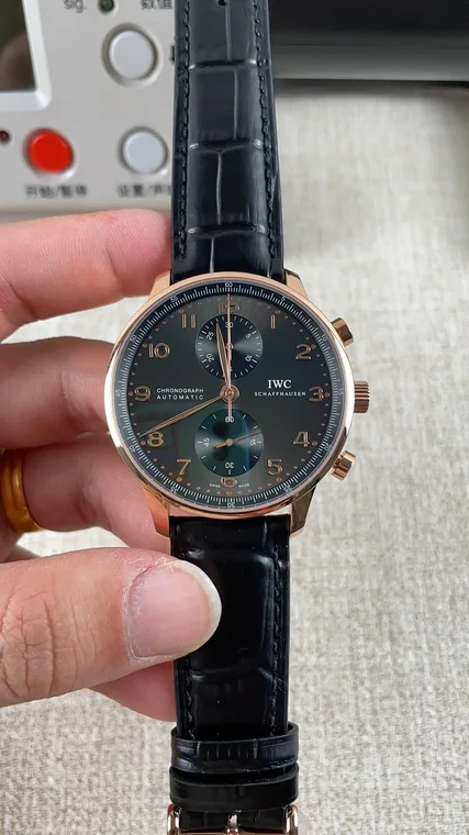 IWC Portugieser Rose Gold Black Dial
