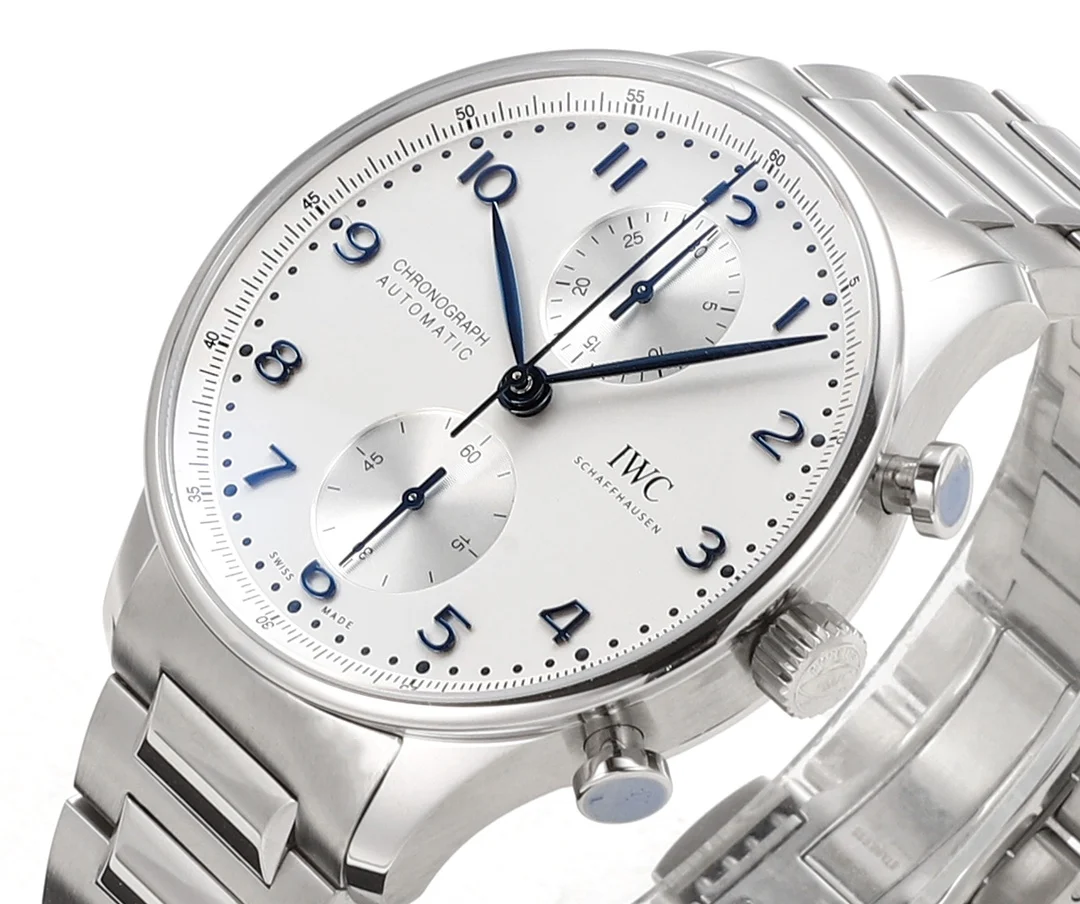 IWC Portugieser Steel — photographed off the sweep